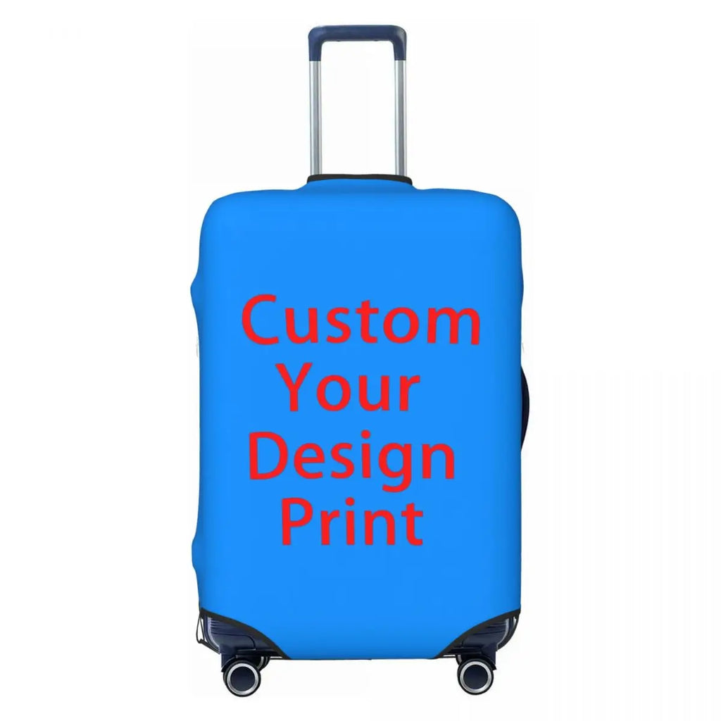 Custom Customize Logo Luggage Cover Elastic Your Design Here Travel Suitcase Protective Covers Suit For 18-32 inch