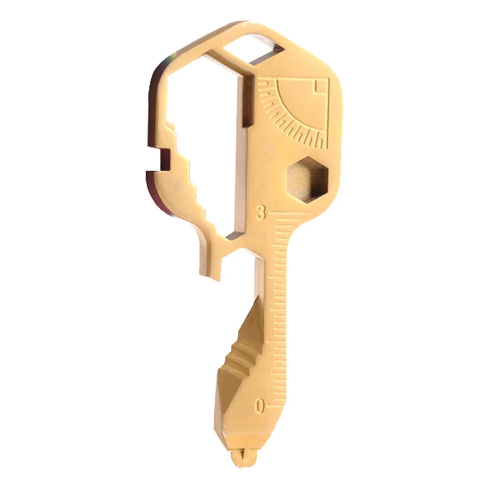 24 in 1 Multitool Key Stainless Steel EDC Key Ring with Screwdriver/Bottle Opener Portable Outdoor Camping Gadgets & Home Tools