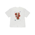 Plus Size Tomato Graffiti T-shirt Cute Korean Printed Short Sleeved Shirt Women's Daily Tops for Couples