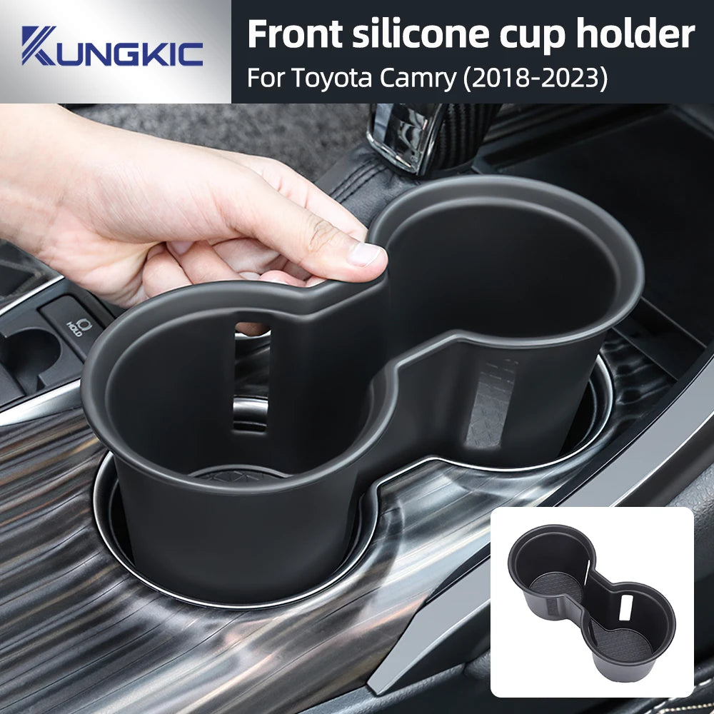 For Toyota Camry 2018 2019 2020 2021 2022 2023 Water Cup Holder Central Control Drinks Holder Water Cup Tray Car Accessories