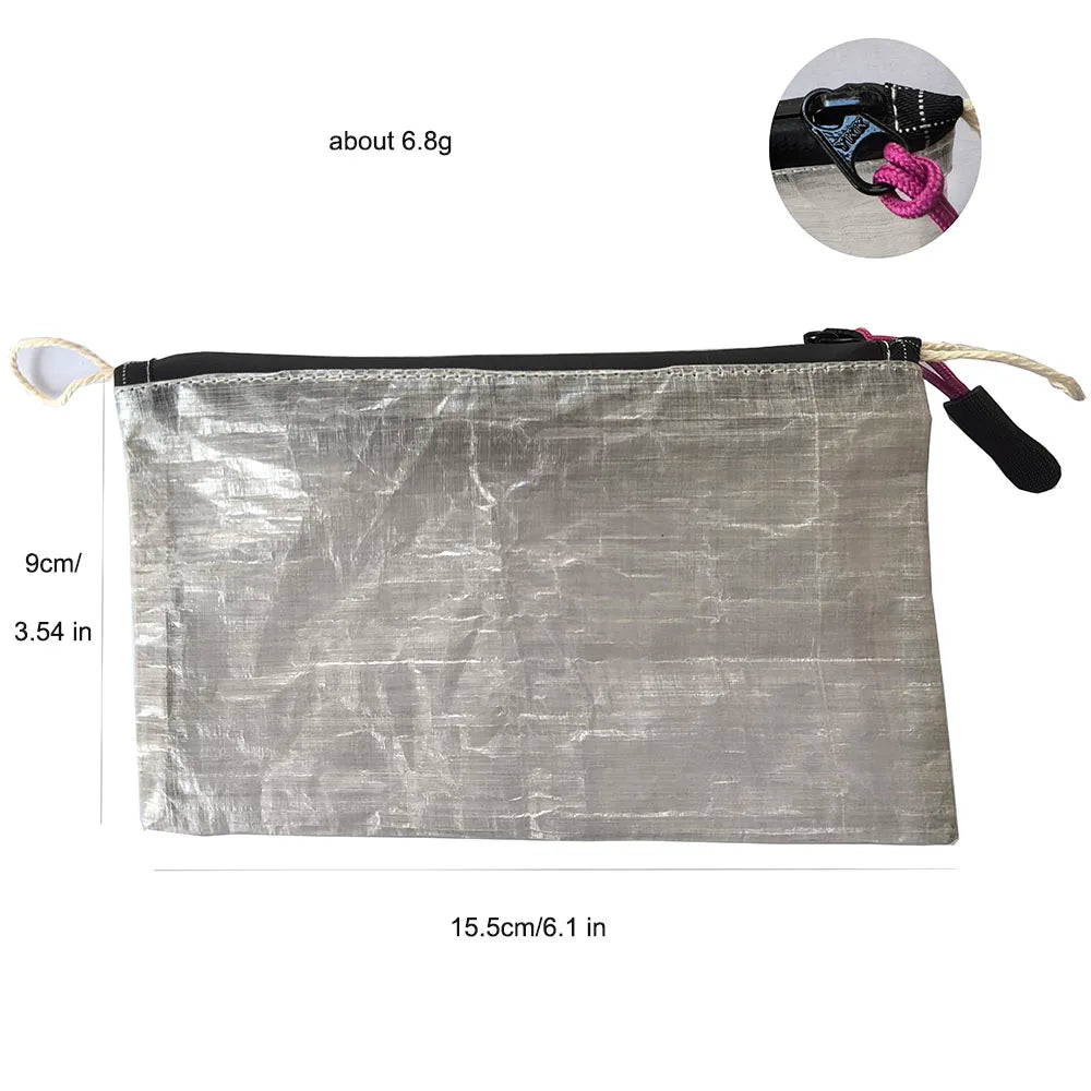 DCF/XPAC/UHMWPE Outdoor Wallet Passort Holder Waterproof Ultralight Purse Key Card Cash Pouch Coin Storage Bag For Travel Hiking