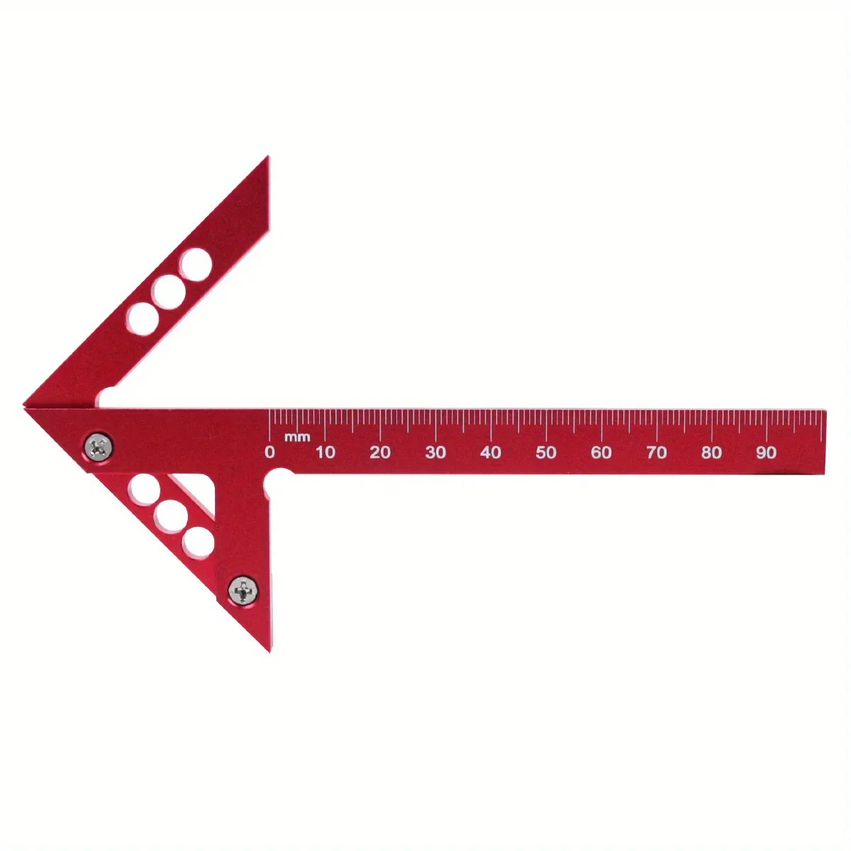 Center Finder Woodworking Square 45/90 Degree Right Angle Line Gauge Aluminum Center Scribe Carpenter Ruler Wood Measuring Tool