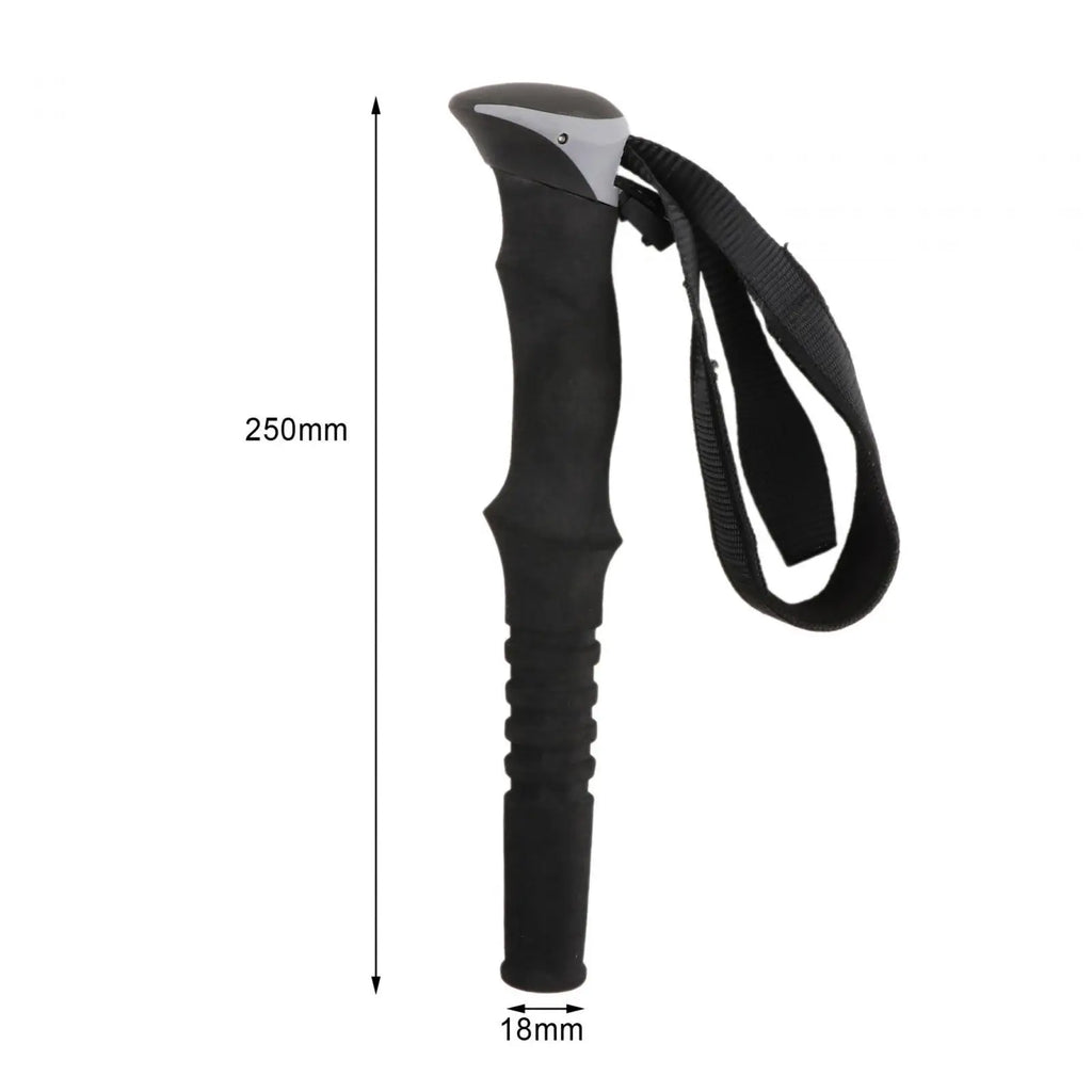 Walking Cane Hand Grip, Lightweight Antishock Trekking Rod Handle, for Mountaineering Travel Sports Outdoor Activities Climbing