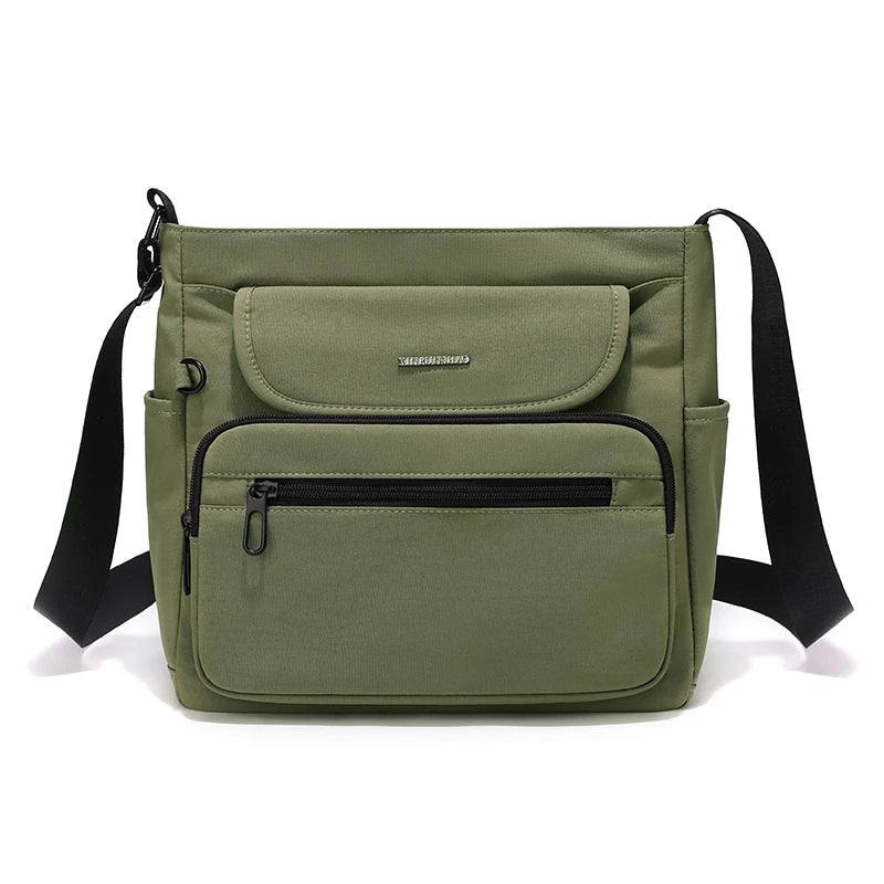 Women's Lightweight Nylon Handbag Crossbody Bag Large Capacity Multi-Compartment Casual Daily Tote Travel Tote Shoulder Purse
