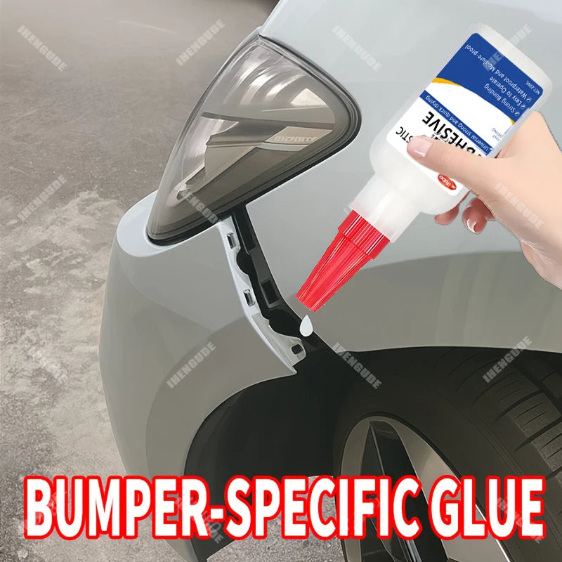 Car Bumper Glue - Special Adhesive for Hard Plastics, Strong Universal Glue for Welding, Repairing Plastic Parts, Rearview Mirror Bases, Damage and Crack Repair, Car Shell Plastic Bonding Agent