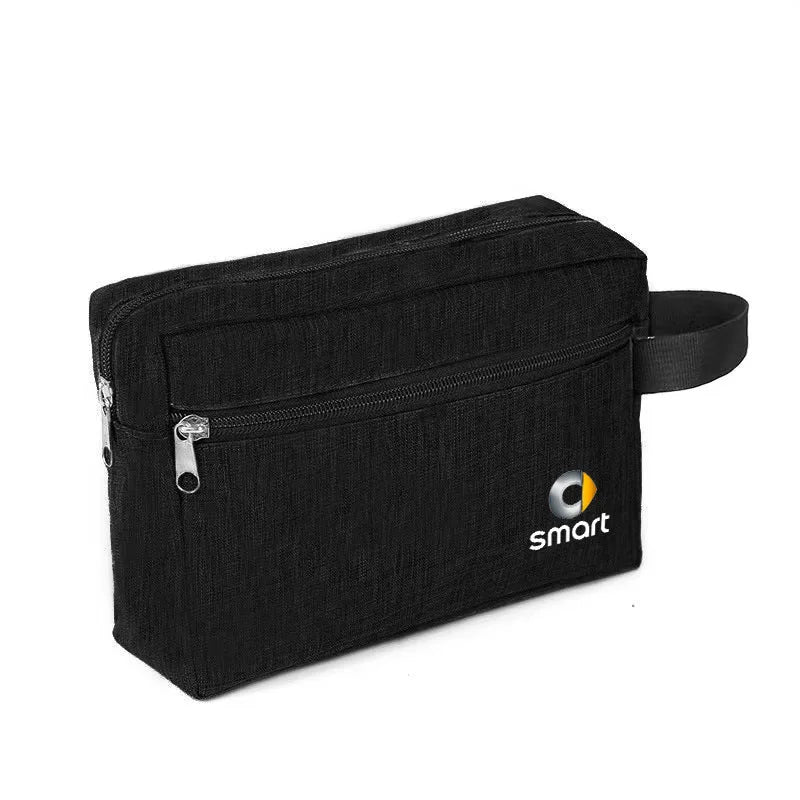 Portable Car Key Case Driver License Holder Credit Card Bag for Smart Fortwo 451 450 453 EQ Forfour Car Accessorie