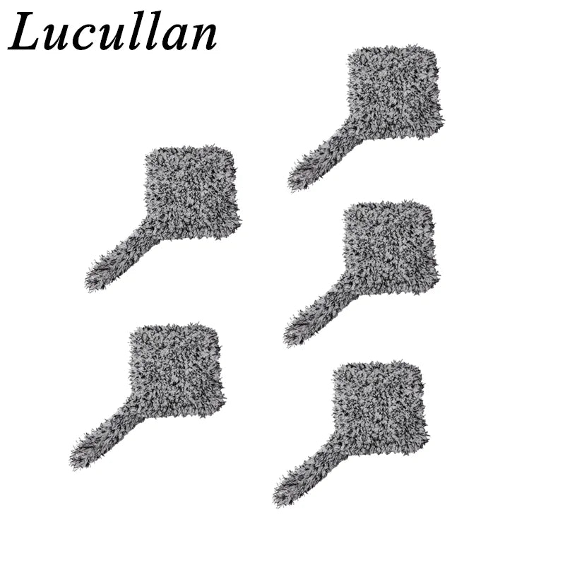 Lucullan Bubble Plus Wash Pad Microfiber Car Wash Sponge With Tail Car Care Detailing Brushes Block