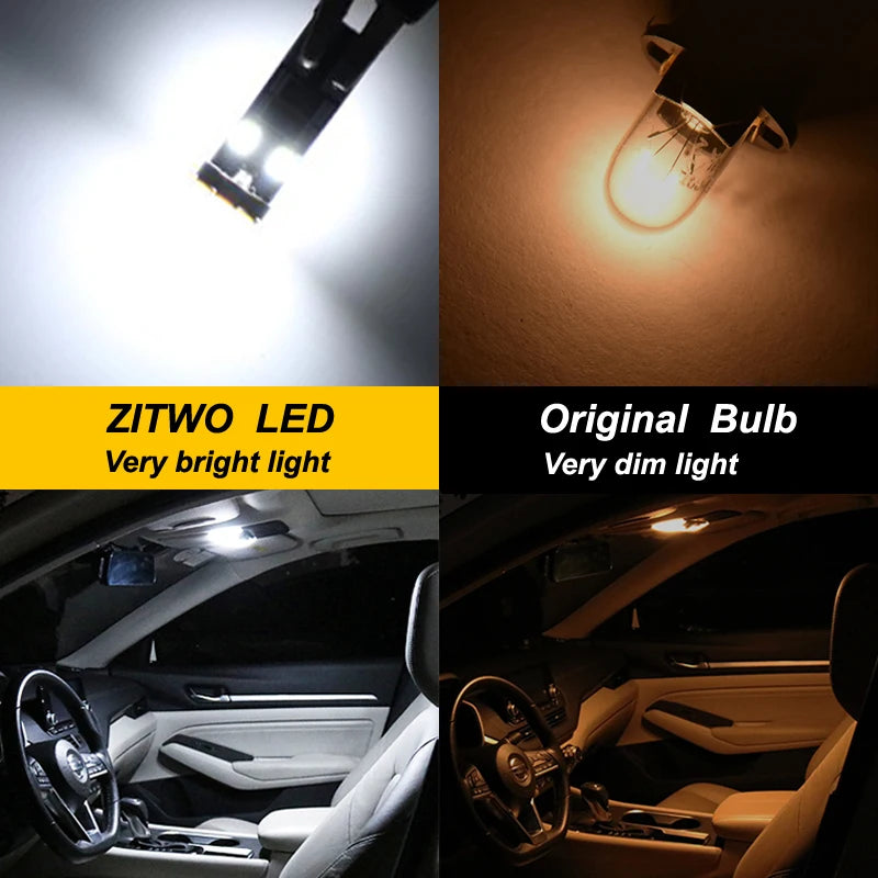 Canbus Auto LED Interior Dome Reading Light Bulb Kit For Nissan Qashqai J10 J11 J12 X-Trail T30 T31 T32 T33 Juke Accessories