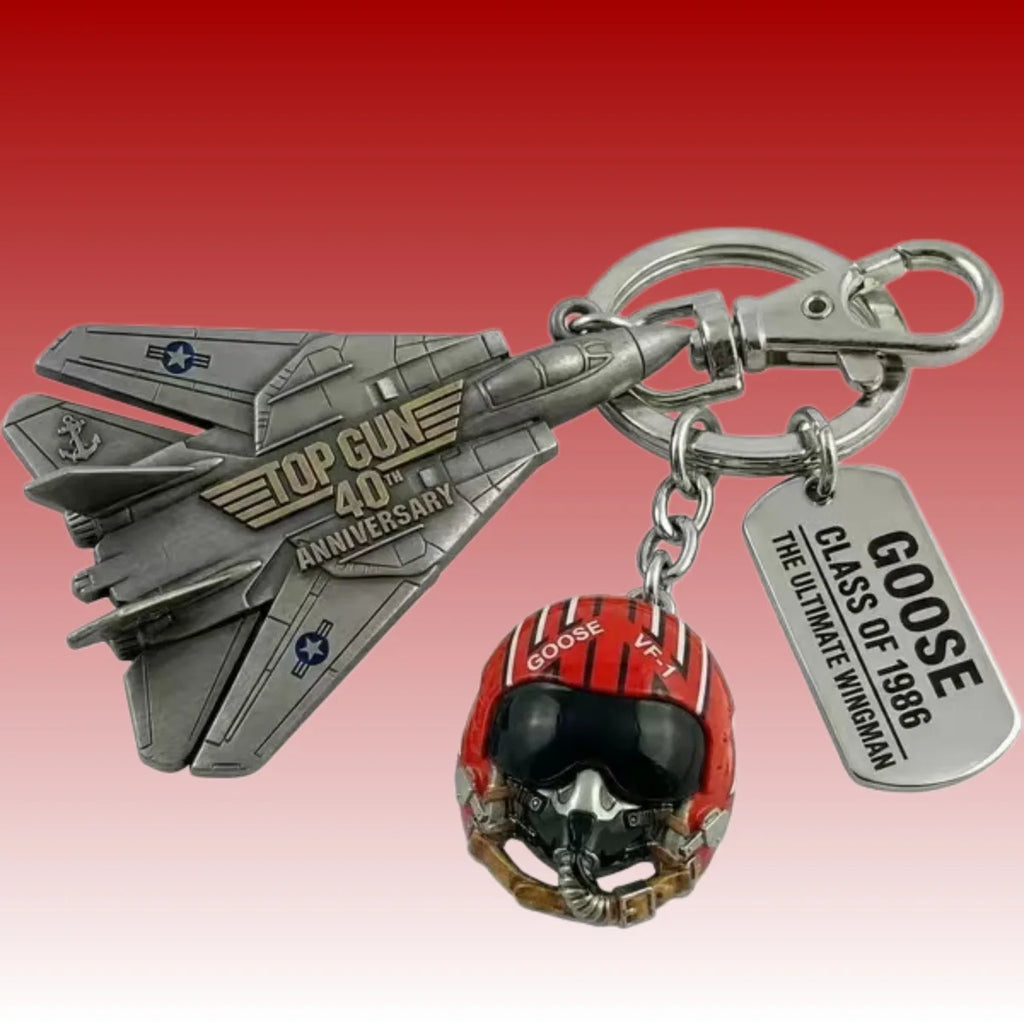 Top Gun 40th Anniversary Keychain & Duck ,Home Desktop Decorations Small Gift 2026 New 40th Anniversary Fan Exclusive Gift