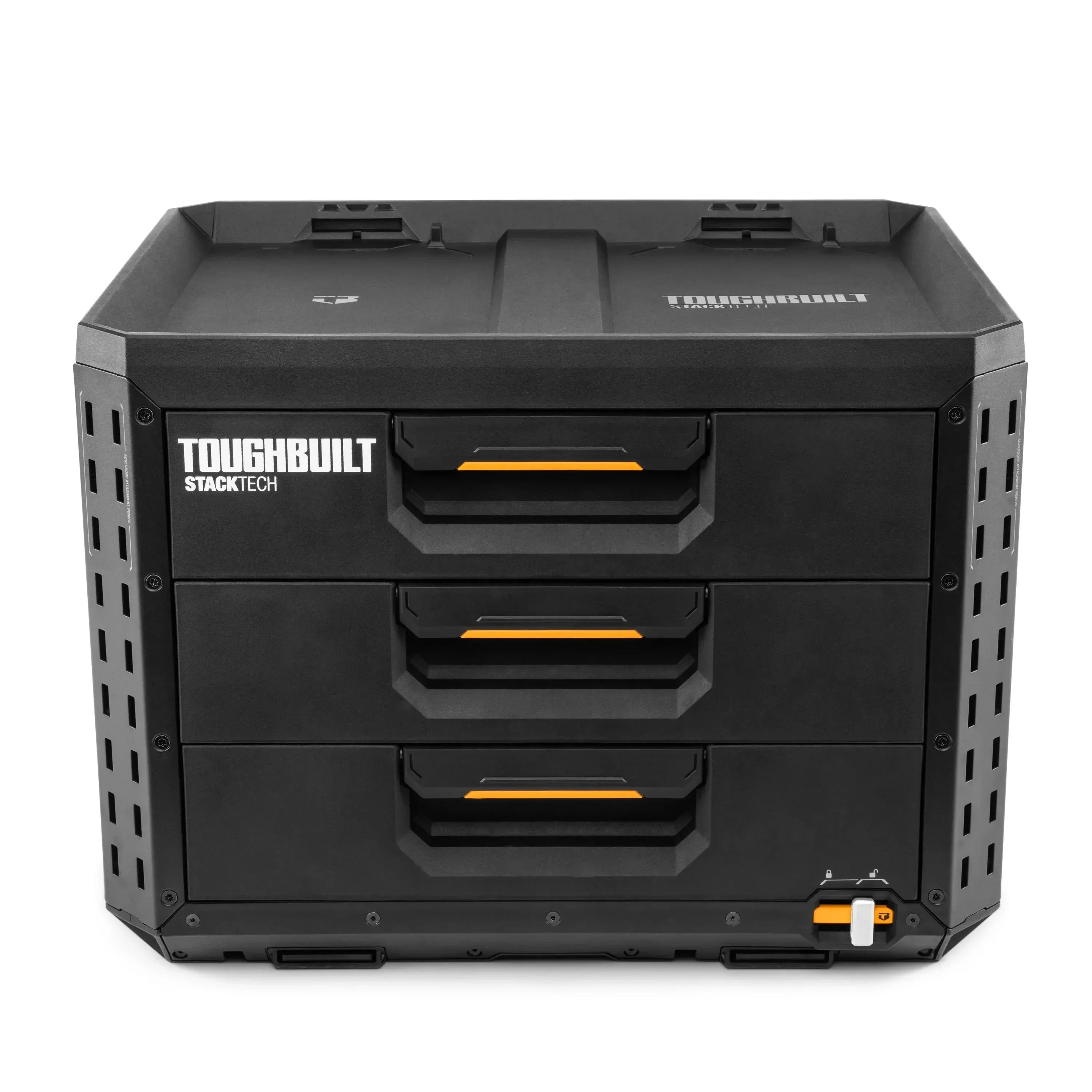 TOUGHBUILT  STACKTECH Drawer Black Tool Box Industrial Punk Box Organizer Parts Box Power Tool Accessories