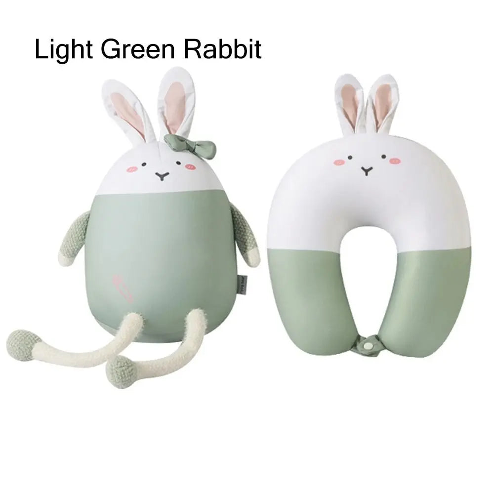 Cute Healthcare Cervical Changable Multifunctional Penguin Whale U Shaped Travel Pillow Fluffy Pillows Protection Neck