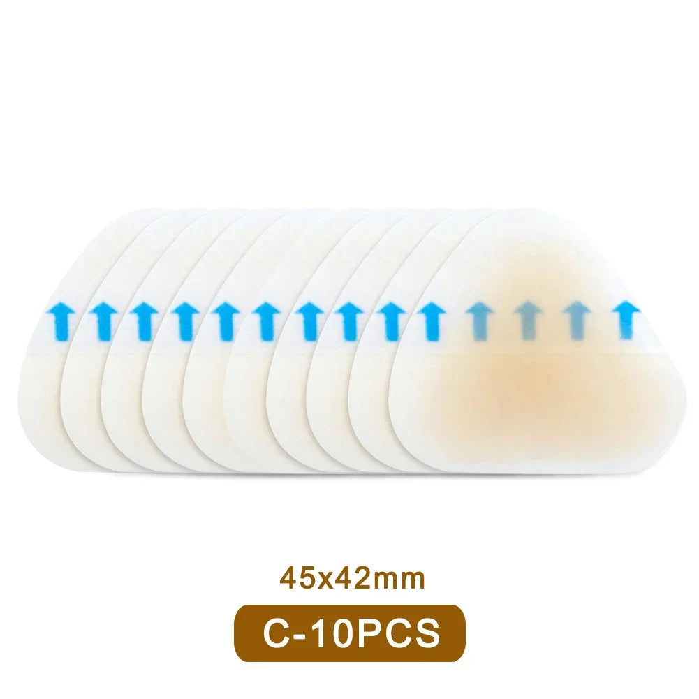 20/10pcs Hydrocolloid Foot Patch Heel Stickers Band-Aid Anti-Wear Adhesive Pain Bandage Emergency Kits Outdoor Camping First Aid