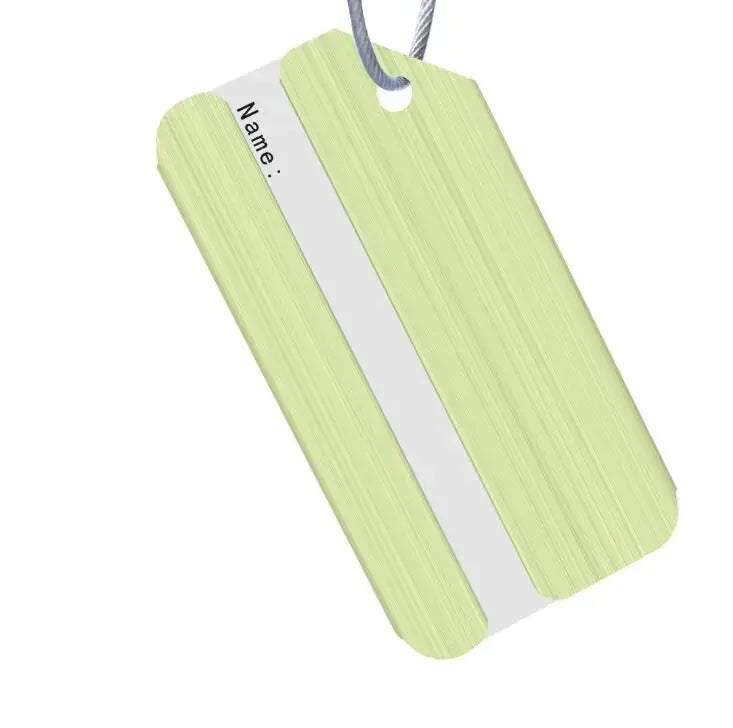 New Fashion Luggage Tags Aluminium Alloy Women Men Travel  Luggage  Suitcase  Name  Label Holder Travel Accessories