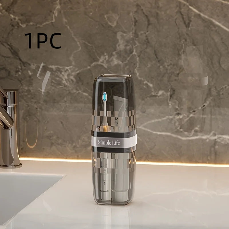Portable Toothpaste Toothbrush Protect Holder Case Travel Camping Storage Box Protect Toothbrush Toothpaste from Dirt and Damage