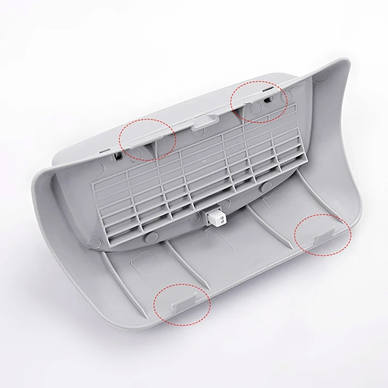 Car Glasses Case Wear-Resistant Sunglasses Holder Storage Box ABS/Suede For Tesla Model 3 / Y / 3 Highland / Y Juniper