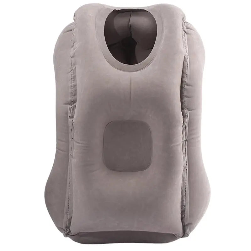 New Pattern Inflatable Travel Pillow Portable Chin Support Neck Pillow Nap Support Pillow Rest Support Pillow