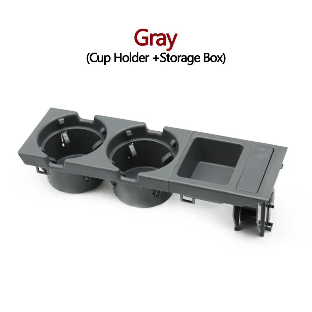 Car Front Center Console Drink Water Cup Holder And Storage Box Coin For BMW 3 Series E46 1998-2006 323i 318i 320i 51168217953