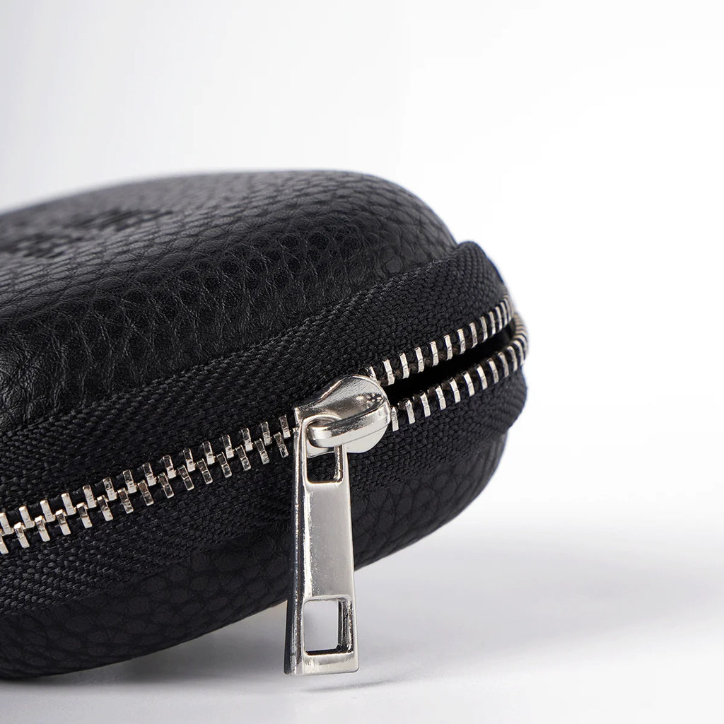 NICEHCK High Grade PU Leather Zipper Earphone Storage Box, Lightweight Protective Case for Cables IEM Accessories NX8Ti TitanX