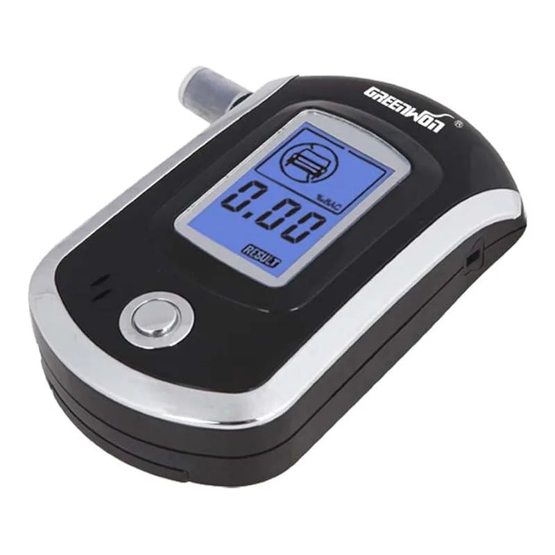 GREENWON Professional Digital Breath Alcohol Tester Breathalyzer AT6000 Alcohol Breath Tester Alcohol Detector