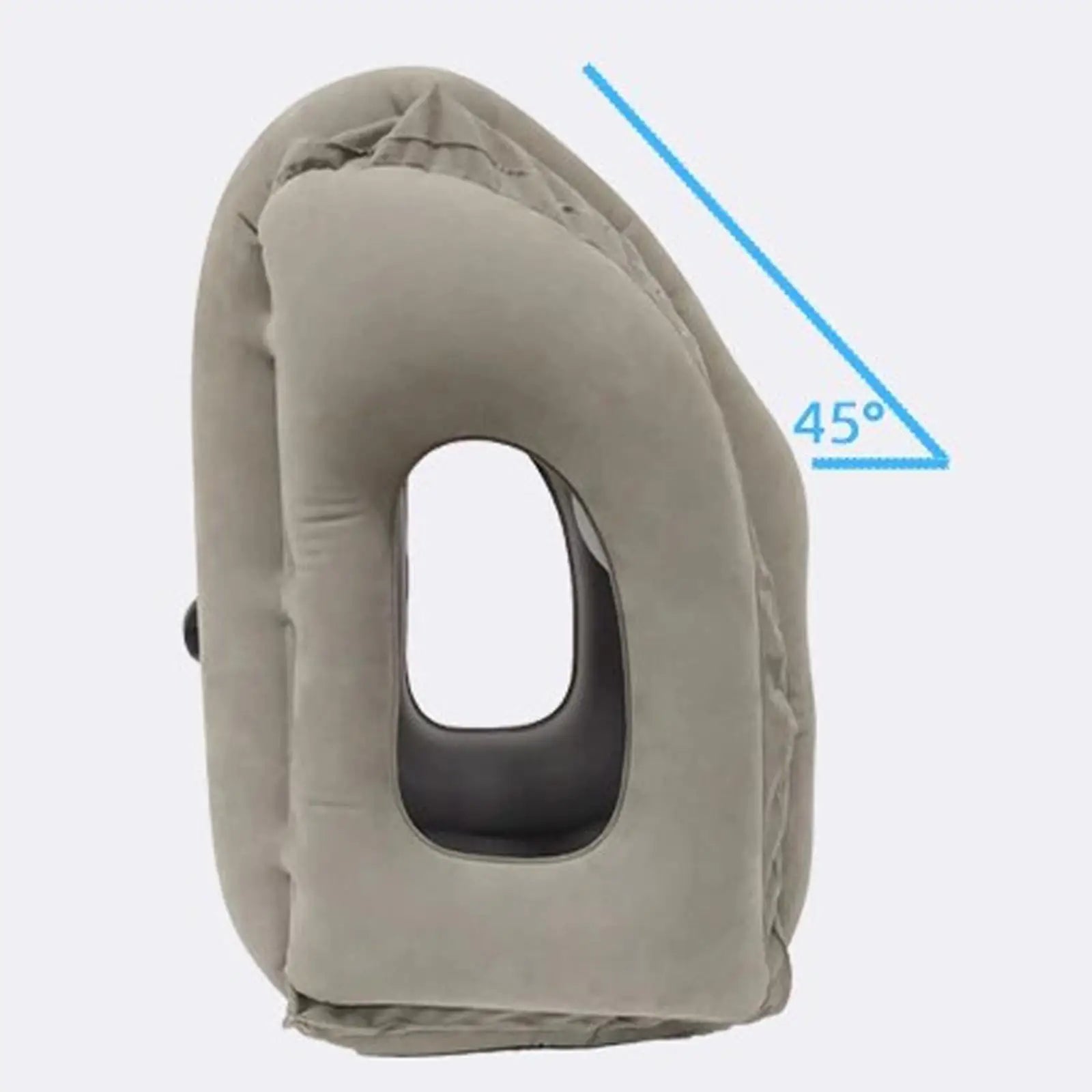 Inflatable Neck Pillow Adult Kids Comfort Head Support Travel Cushion for Plane Car Bus Camping