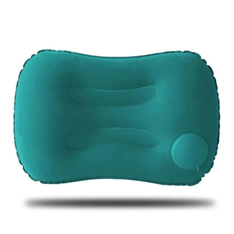 Ultra Soft Inflatable Travel Pillow Neck & Lumbar Support Lightweight Compact For Airplane Car Camping Pool Outdoor Trip