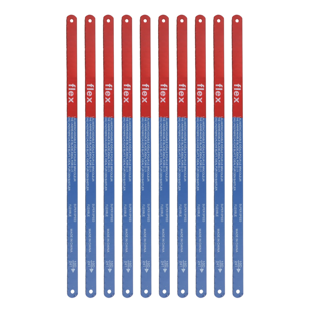10PCS Hacksaw Blade 300mm Hand Saw Blades 14T/18T/24T Bi-Metal For Meat Wood Cut Flexible Steel Folding Saw Blades Cutting Tools