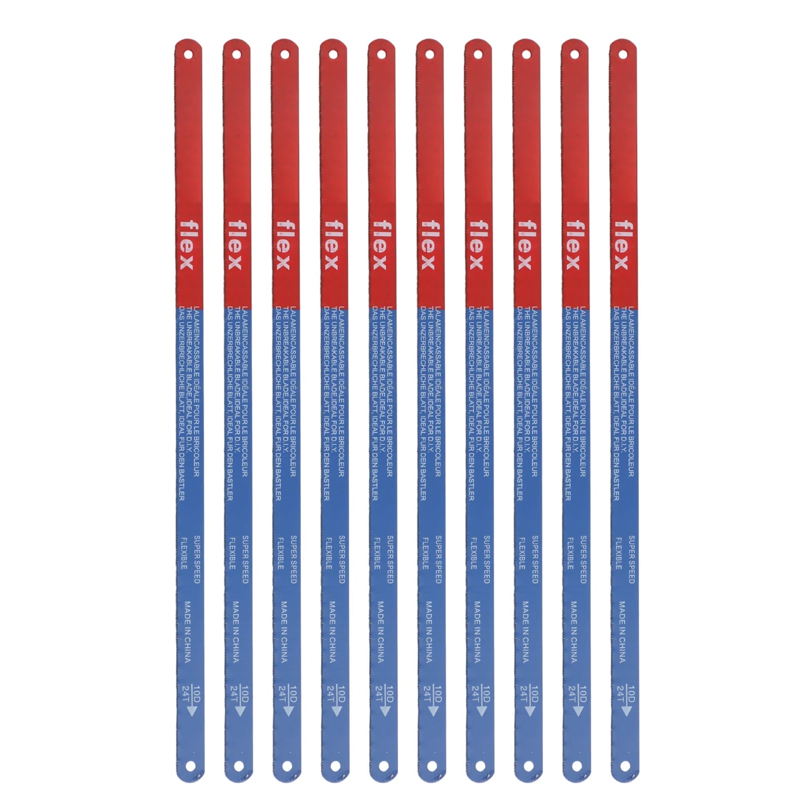 10PCS Hacksaw Blade 300mm Hand Saw Blades 14T/18T/24T Bi-Metal For Meat Wood Cut Flexible Steel Folding Saw Blades Cutting Tools