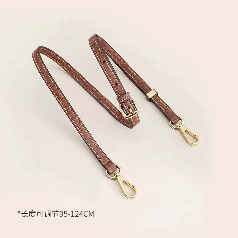 Bag Strap For Longchamp Mini Bag Leather Replacement Crossbody Shoulder Strap Without Punching Modification Bag Accessories