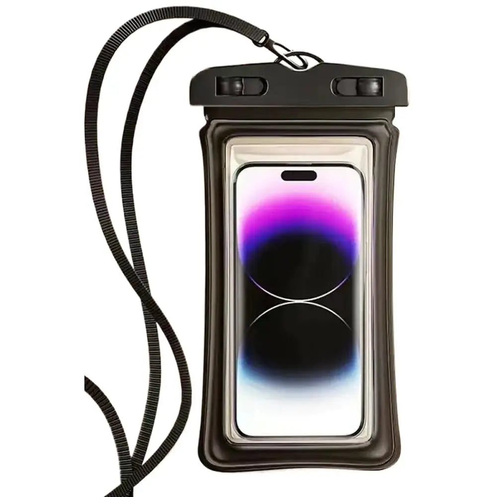 Waterproof Phone Case Swimming Floating Bag For 6.5 Inch Devices Touch Screen Access Swimming Camping Hiking Outdoor Tool 2026