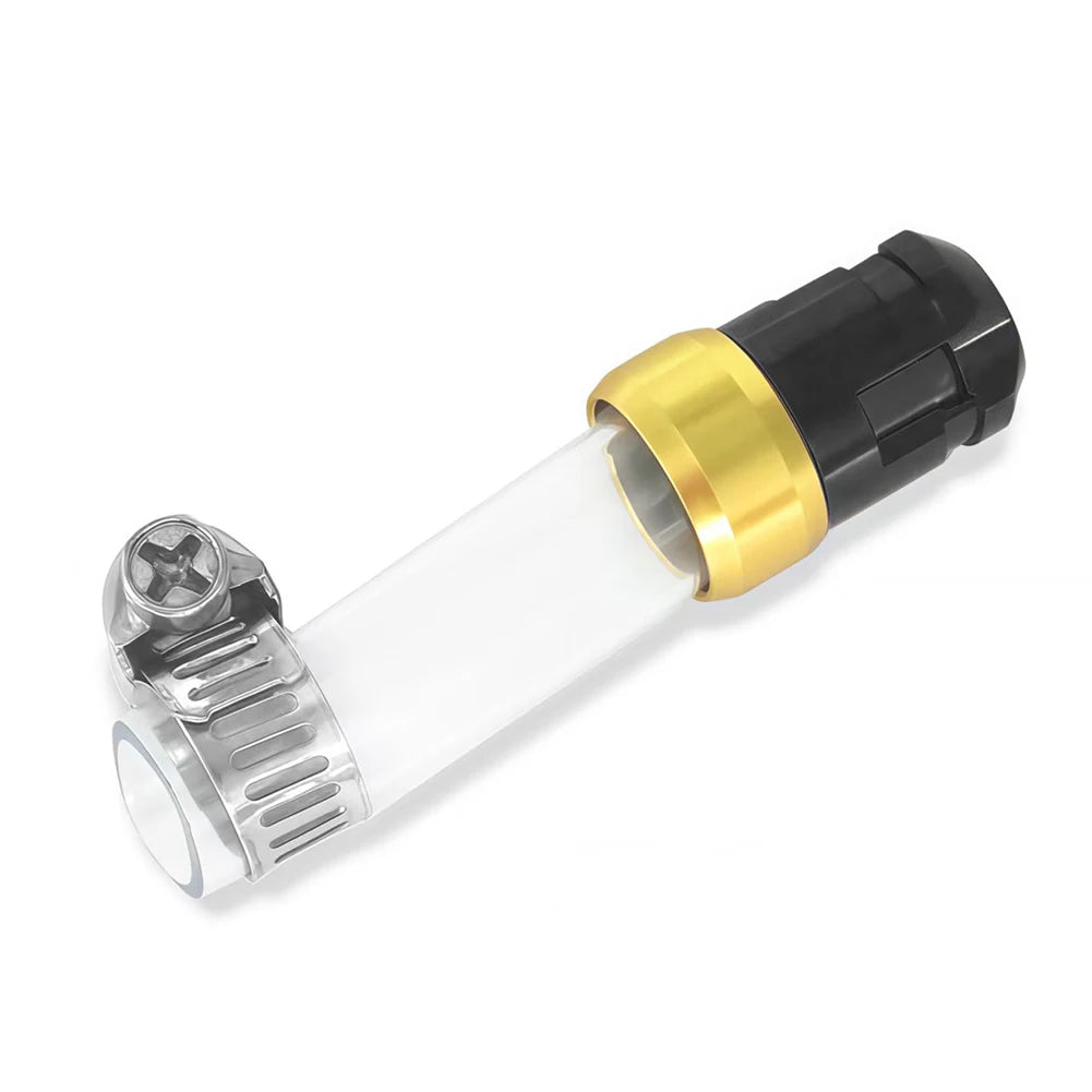 1pc Motorcycle Accessories Air Filter Drain Pipe Aluminum Alloy Head