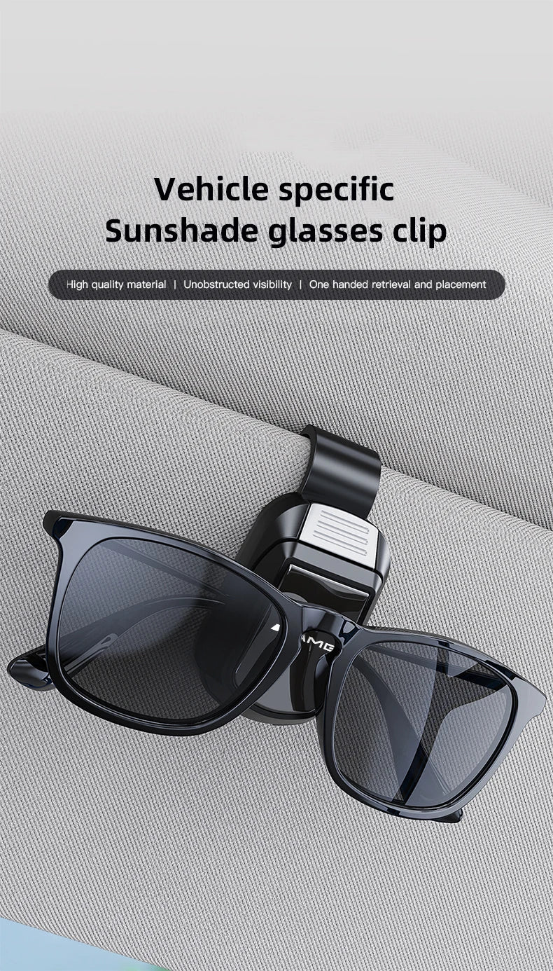 Car Sun Visor Glasses Clip Sunglasses Storage Bracket For Mercedes Benz AMG A B C E G CLA W211 W203 W204 W210 W124 C300 C260