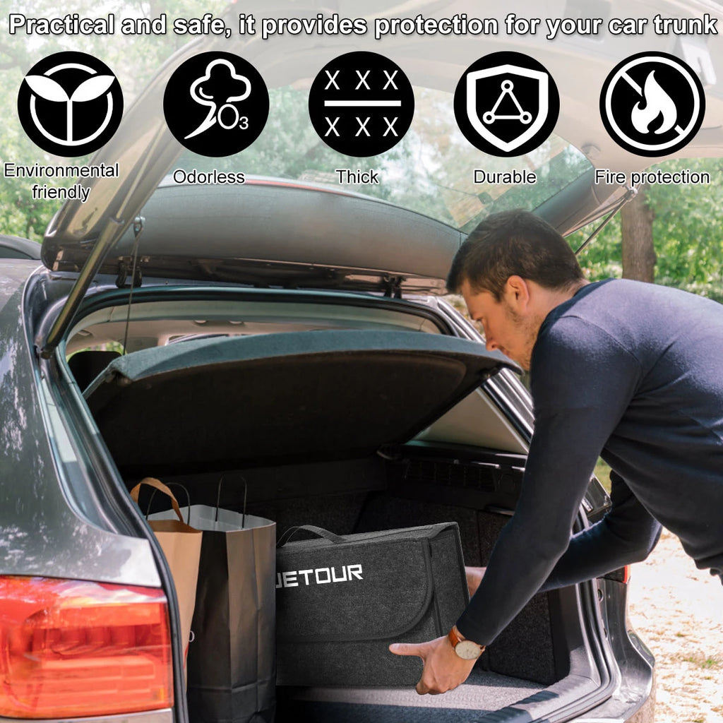 Car Trunk Organizer Box Large Capacity Folding Storage Bag For Jetour X70 X90 X70S PLUS Dashing X-1 X95 L6 i-DM