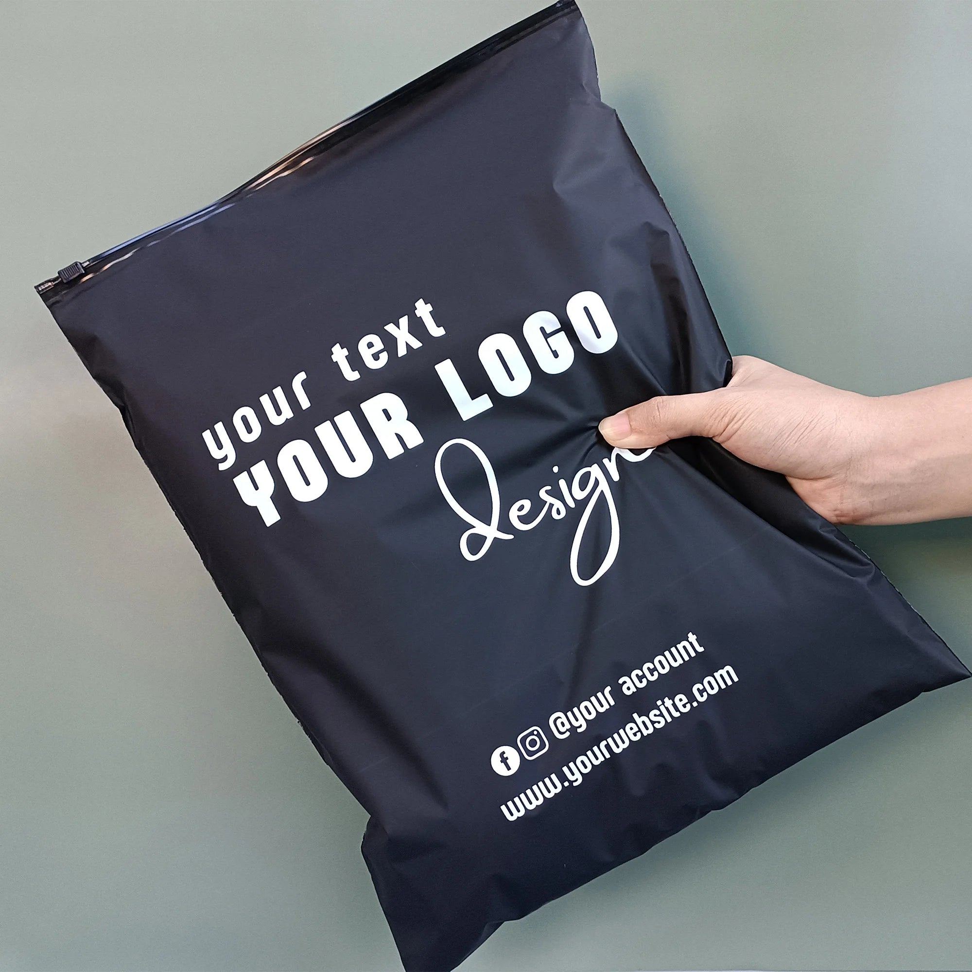 Custom black zipper bags, Matte black zip lock bag,Shopping bags,Packing bags,Clothing Bags for Tshirt Hoodies Package