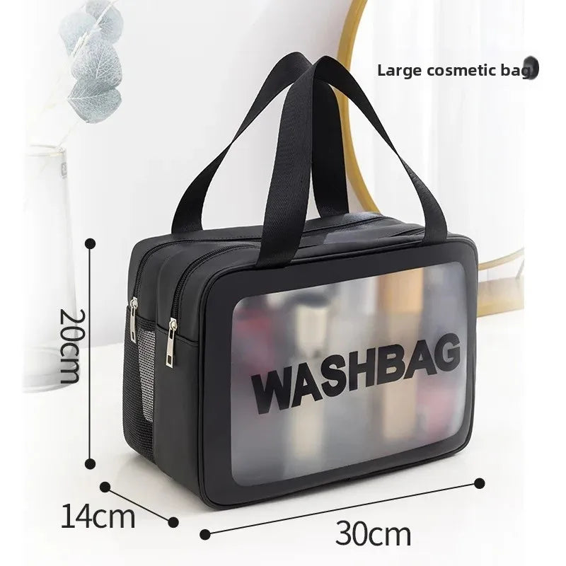 Waterproof Large Capacity Cosmetic Bag Separate Wet And Dry Travel Toiletry Storage Bag Portable Shower Makeup Storage Bag