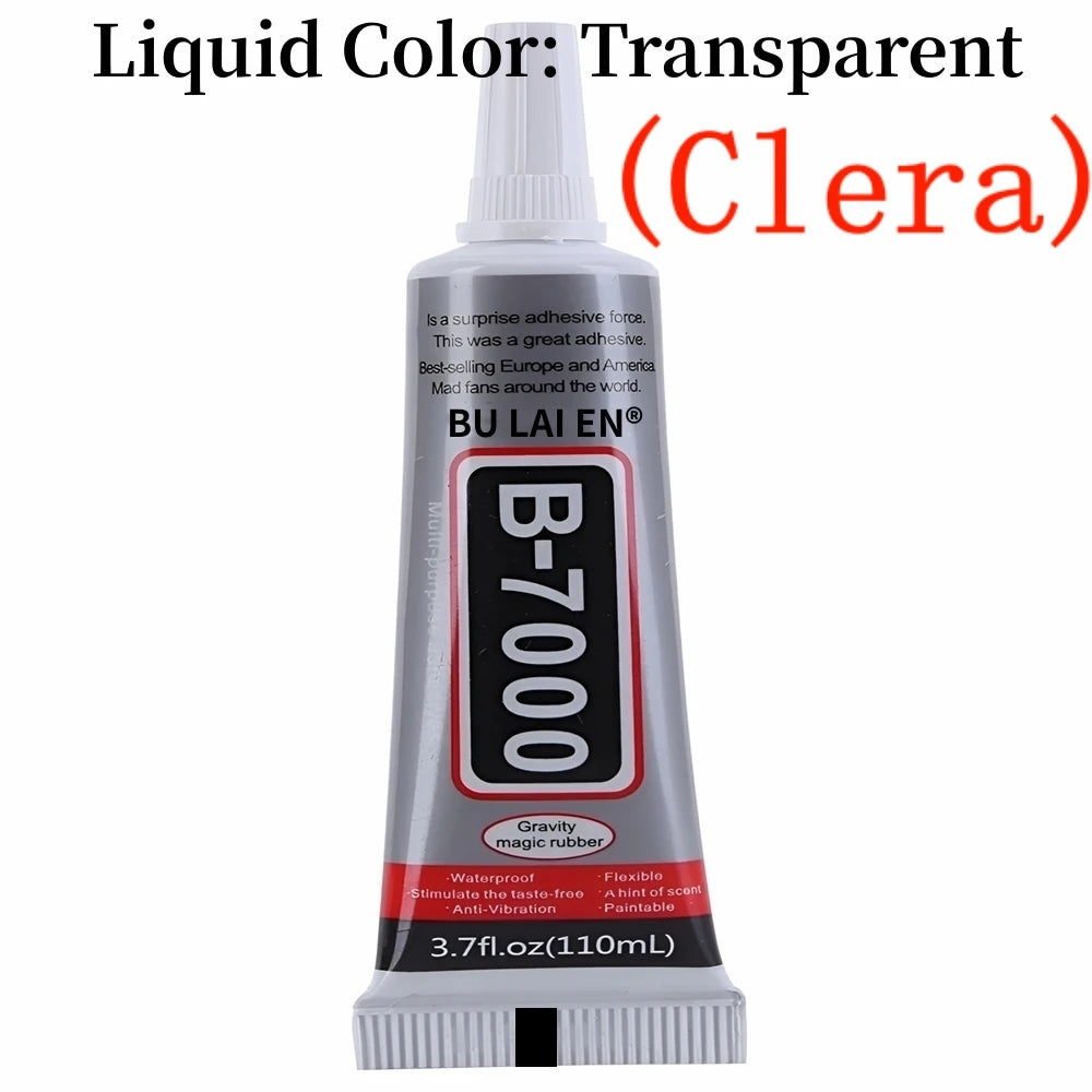 15/50/110ml Adhesive Glue With Precision Applicator Flexible Waterproof Strong Multi Purpose Glue Glass Plastic Jewelry Repair
