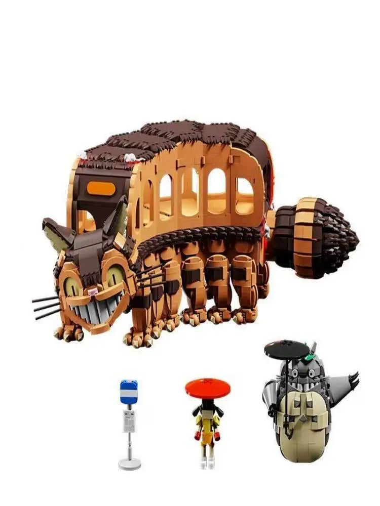 Animal Bones of Cat Car Models and Building Block Toys, Suitable for Adult Handmade Puzzle Activities and Holiday Gifts