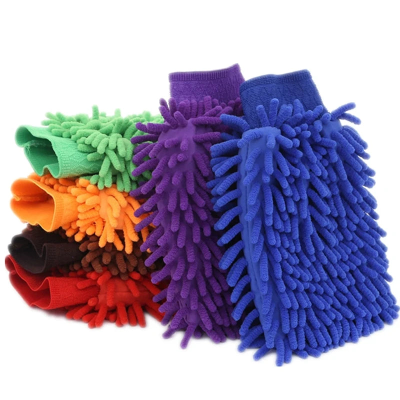 Multifunction Cleaning Sponge Ultra Fine Fiber Car Wash Gloves Cleaning Car Details Care Care Washing Accessories