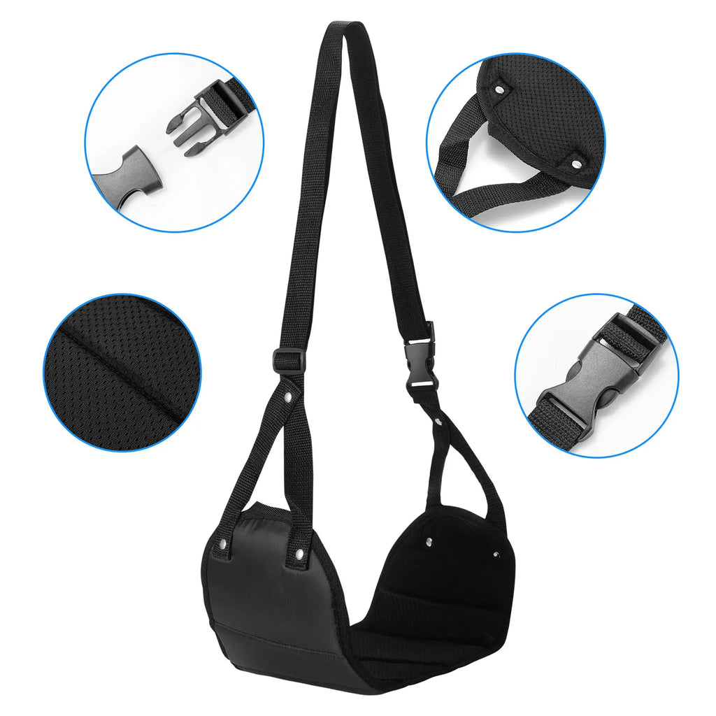 Aircraft high-speed rail travel rest foot pad long-distance car trip rest foot hammock portable foot hammock swing foot  pedal