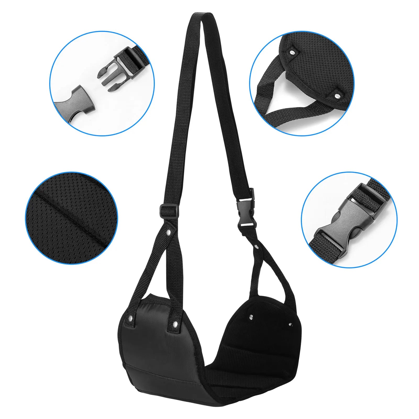 Aircraft high-speed rail travel rest foot pad long-distance car trip rest foot hammock portable foot hammock swing foot  pedal