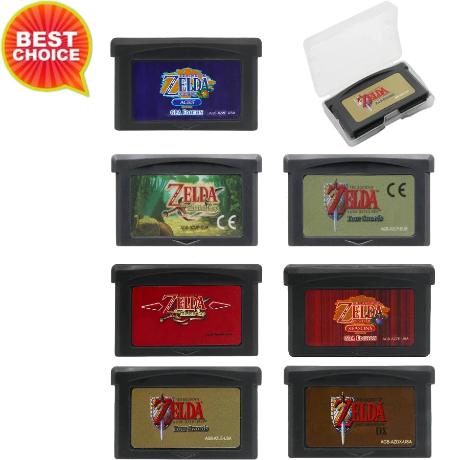 32 Bit Video GBA Game Cartridge Game Console Game Card Link To The Past Awakening DX Minish Cap EUR/USD Version