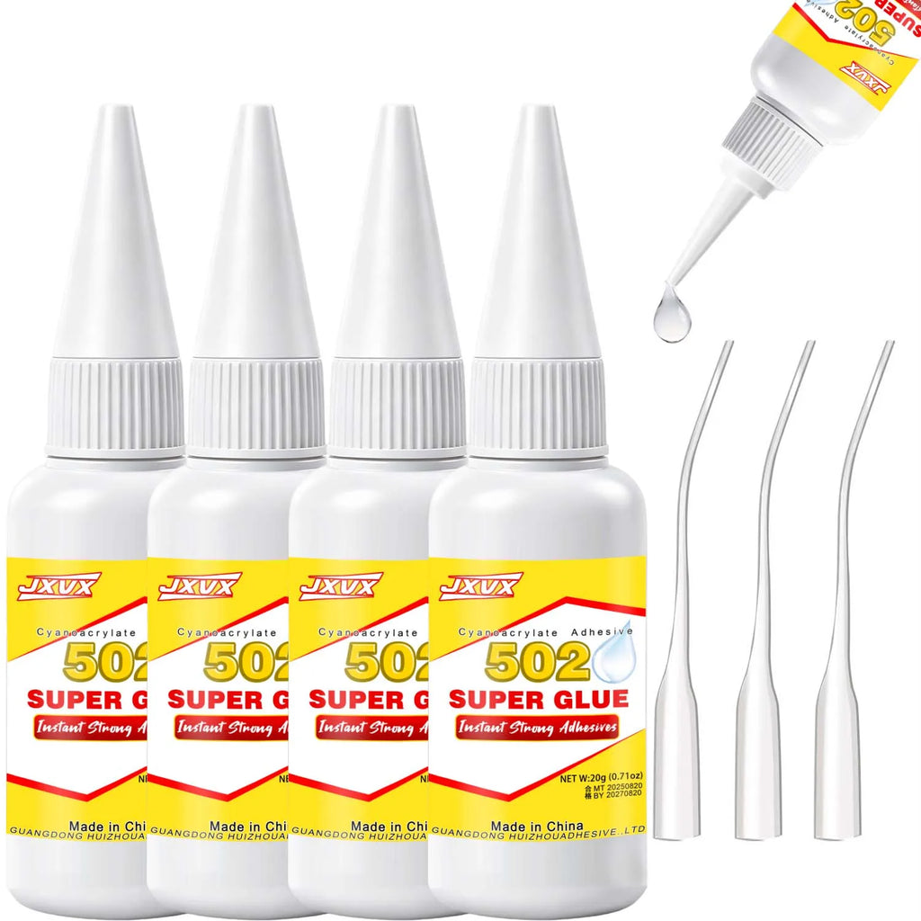 5pcs 20mL 502Extra Strong Super Glue Instant Adhesive Fast Dry For Home Decor Party Decoration Resin Art Silicone Mold Bonding .