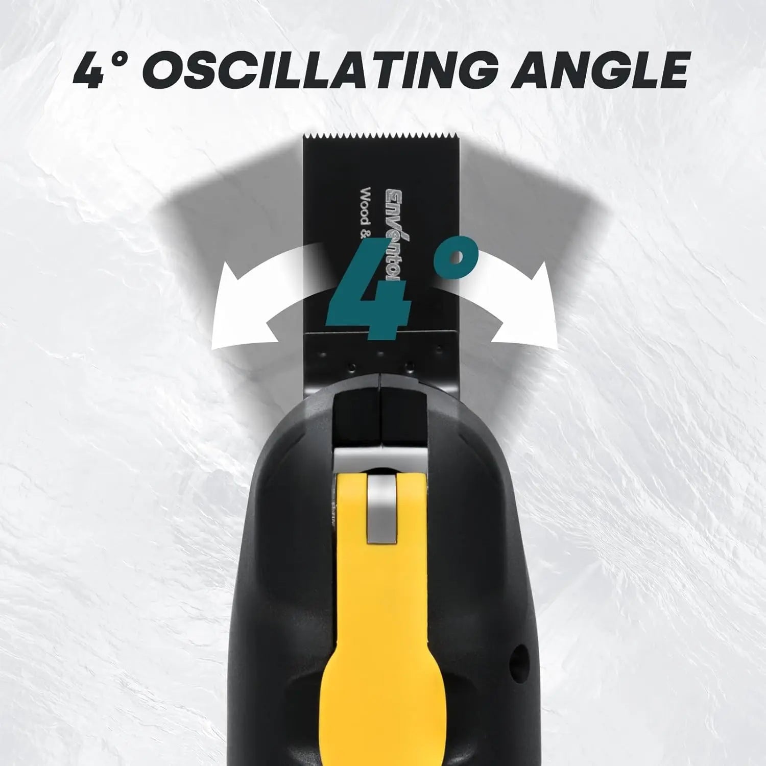 Enventor 20V Cordless Oscillating Multi Tool, Brushless Oscillating Saw with 28PCS Accessories, Fast Charger, 6 Variable Speeds, 4° Oscillation Angle for Scraping, Sanding