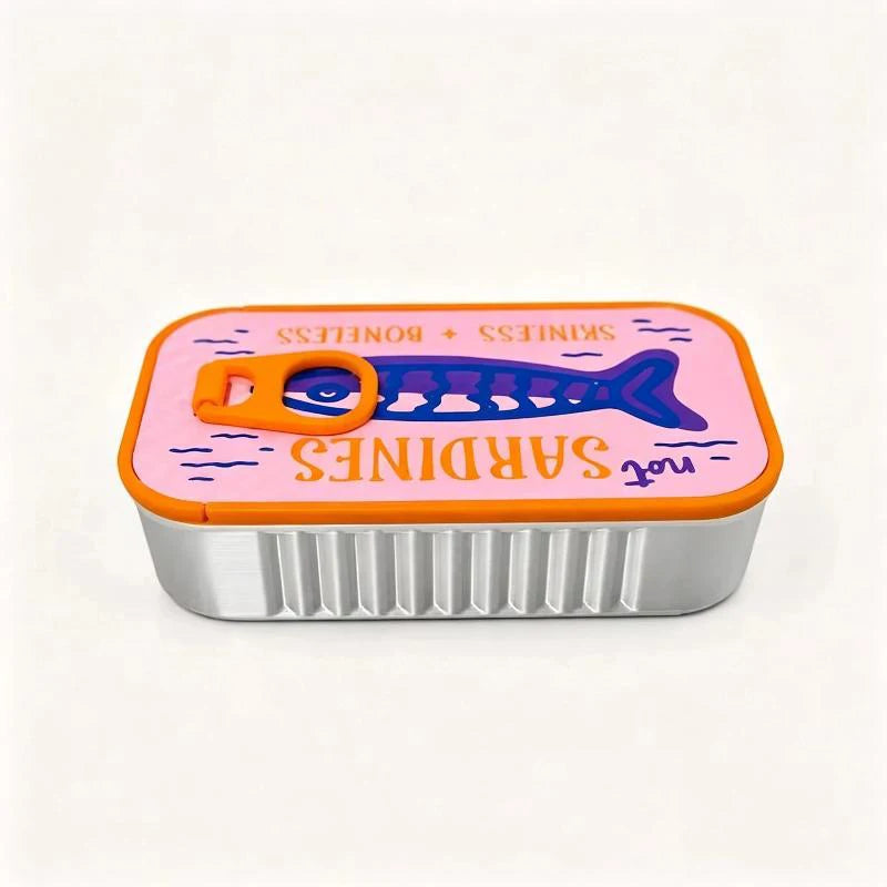 3d Printed Sardine Can Jewelry Box Easy Open Lid Necklace Earring Storage Case Practical Household Organizer Portable Container