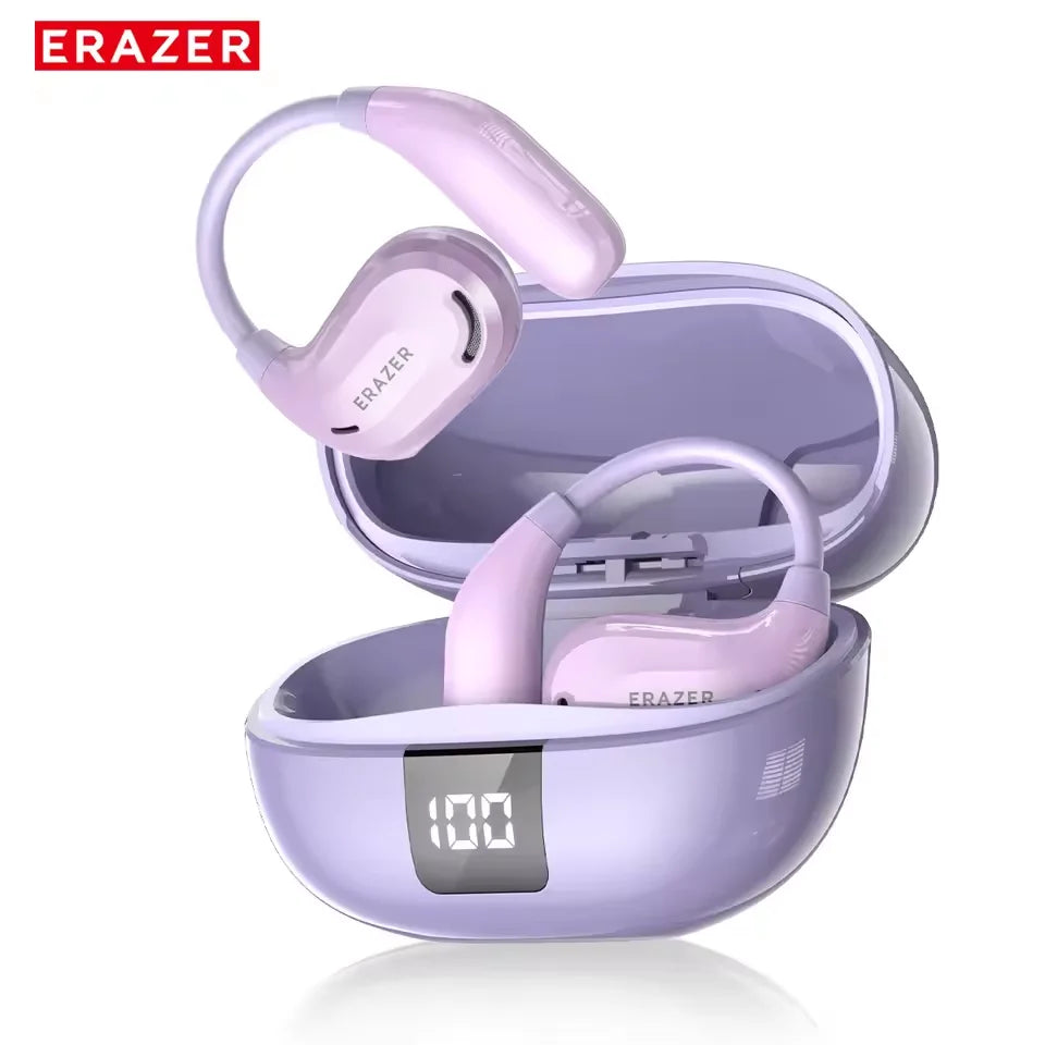 ERAZER XT66PRO Bluetooth 5.4 Earphones sport Headsets games Earbuds Wireless Headphones LED Display Long Standby Touch Earbuds