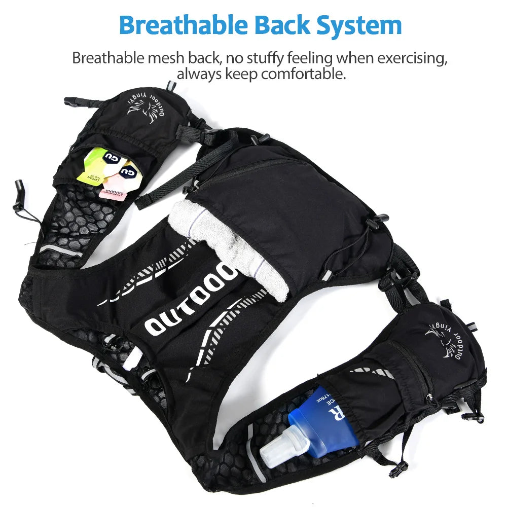 Outdoor Lightweight Backpack Trail Running Backpack Cycling Bag Mountaineering Backpack Hiking Backpack Hydration Backpack