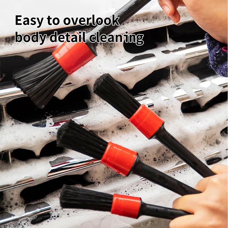 SEAMETAL 13pcs Car Washing Tool Kit Cleaning Brush/Drying Towel/Glove/Foam Sponge/Foldable Bucket Car Wash Care Maintenance Set