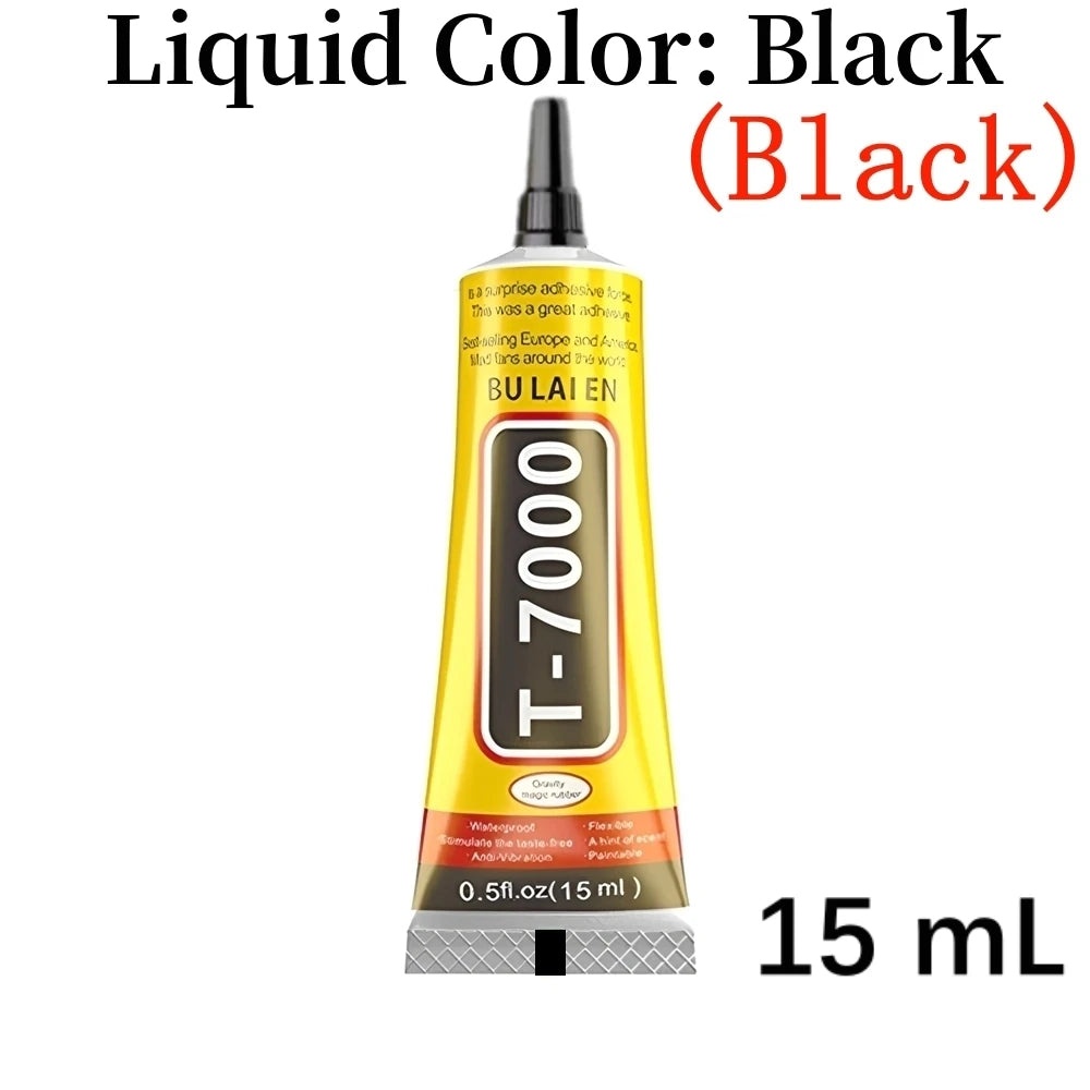 B7000/T7000 Black And Clear Soft Adhesive B-7000 Computer Cell Phone Touch Screen Repair Frame Anti-vibration Universal Glue