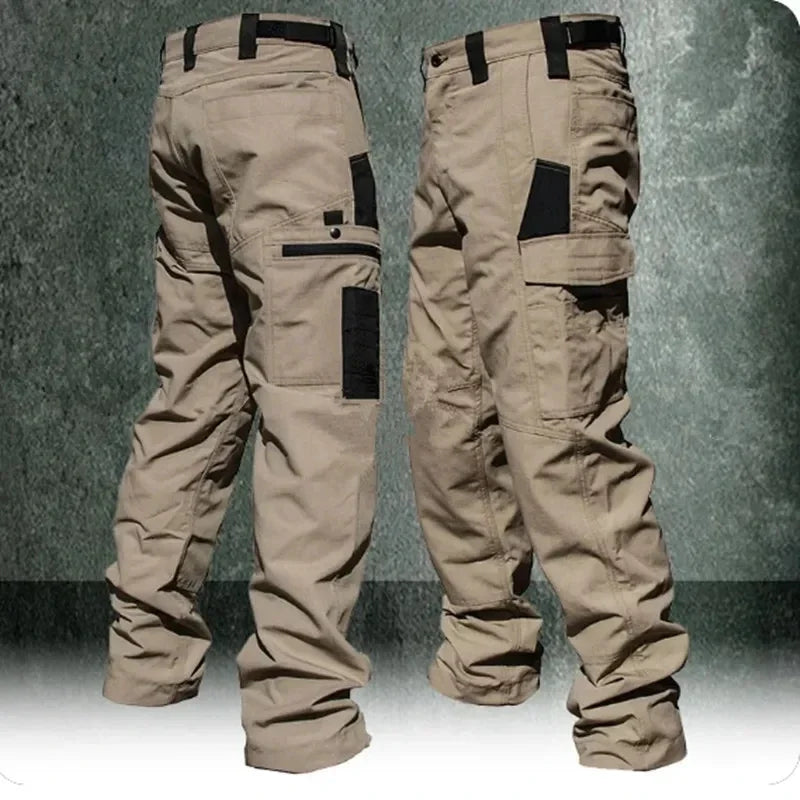 Tactical Pants Men Waterproof Combat Trousers Outdoor Hiking Hunting Clothes Multi-pocket Workwear Wear-resistant Cargo Pants
