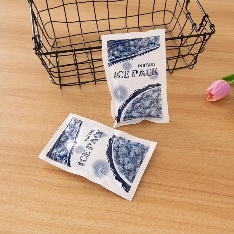 100g Disposable Ice Bag Ice Pack Instant Cooling Speed Cold Ice Bag Sunstroke Outdoor Emergency Survival for Sports