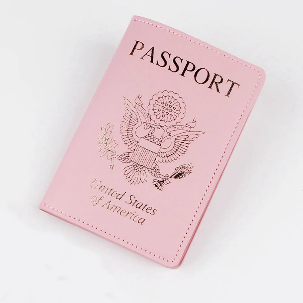 Passport Holder for Women and Men, Premium PU Leather Travel Passport Wallet Passport Cover
